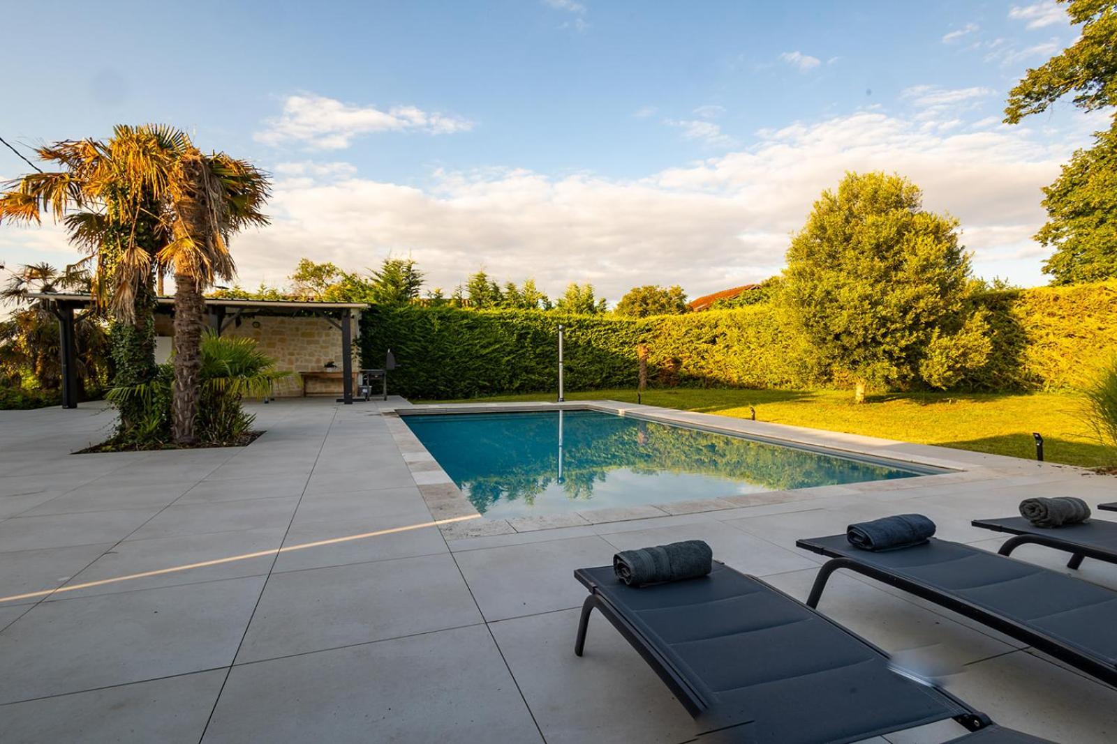 Villa Au Petit Bonheur Avec Clim - Hameau Au Calme - Piscine Chauffee - Petanque Moncrabeau المظهر الخارجي الصورة
